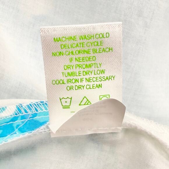 Lilly Pulitzer Women's Ollie Floral Fit & Flare Mini Dress Size 0 Turquoise Blue - Picture 11 of 13